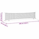 Sport si Outdoor - Sporturi cu paleta - Tenis - Echipamente de tenis - Retea de tenis Manual Negru si rosu 396 x 92 x 87 cm Poliester - Infinity.ro