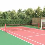 Sport si Outdoor - Sporturi cu paleta - Tenis - Echipamente de tenis - Retea de tenis Negru si rosu 494.5 x 90 x 87 cm Poliester - Infinity.ro