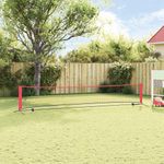Sport si Outdoor - Sporturi cu paleta - Tenis - Echipamente de tenis - Retea de tenis Negru si rosu 494.5 x 90 x 87 cm Poliester - Infinity.ro