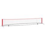 Sport si Outdoor - Sporturi cu paleta - Tenis - Echipamente de tenis - Retea de tenis Negru si rosu 595 x 90.5 x 87 cm Poliester - Infinity.ro