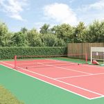 Sport si Outdoor - Sporturi cu paleta - Tenis - Echipamente de tenis - Retea de tenis Negru si rosu 595 x 90.5 x 87 cm Poliester - Infinity.ro