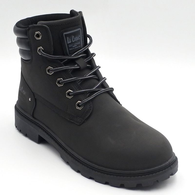 Fashion, accesorii si bijuterii - Barbati - Incaltaminte barbati - Ghete barbati - Bocanci Barbati Lee Cooper 44 Negru - Infinity.ro
