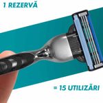 Ingrijire personala si Cosmetice - Aparate & accesorii ingrijire personala - Aparate de ras si tuns - Accesorii aparate de ras - Rezerve aparat de ras Gillette Mach3, 18 buc - Infinity.ro