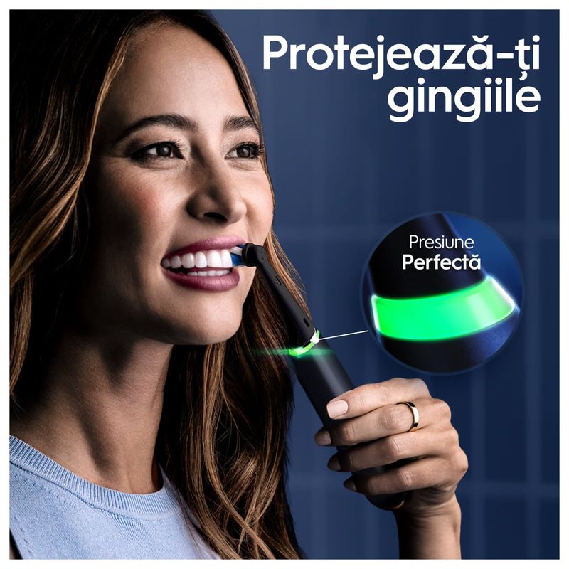 Ingrijire personala si Cosmetice - Igiena dentara - Periute de dinti electrice - Set cadou periuta de dinti electrica Oral-B iO9 + 2 capete de periaj cu Tehnologie Magnetica si Micro-Vibratii - Infinity.ro