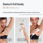 Ingrijire personala si Cosmetice - Aparate & accesorii ingrijire personala - Epilatoare si accesorii - Epilatoare - Epilator IPL Braun Silk-expert PRO 5 PL5382 Senzor automat & continuu Skin pro 2.0, 400.000 impulsuri, 10 intensitati - Infinity.ro