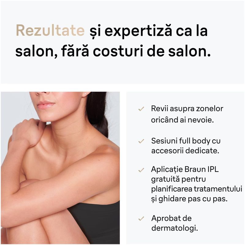 Ingrijire personala si Cosmetice - Aparate & accesorii ingrijire personala - Epilatoare si accesorii - Epilatoare - Epilator IPL Braun Silk-expert PRO 5 PL5382 Senzor automat & continuu Skin pro 2.0, 400.000 impulsuri, 10 intensitati - Infinity.ro