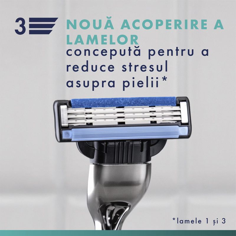 Ingrijire personala si Cosmetice - Aparate & accesorii ingrijire personala - Aparate de ras si tuns - Accesorii aparate de ras - Rezerve aparat de ras Gillette Mach3 editie limitata UEFA Champions League, Husa de calatorie, 8 buc - Infinity.ro
