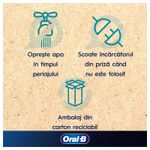 Ingrijire personala si Cosmetice - Igiena dentara - Periute de dinti electrice - Set 2x Periuta de dinti electrica Oral-B Pro 1, Curatare 3D, 3 programe, 1 capat de periaj, Negru/Albastru - Infinity.ro