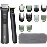 Ingrijire personala si Cosmetice - Aparate & accesorii ingrijire personala - Aparate de ras si tuns - Aparate de tuns - Aparat de tuns barba & parul de pe cap si corp 15in1 PHILIPS All-in-One MG9531/15 +OneBlade, autonomie 120 min - Infinity.ro