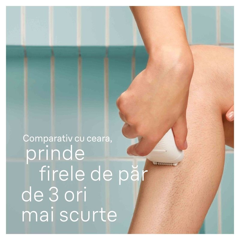 Ingrijire personala si Cosmetice - Aparate & accesorii ingrijire personala - Epilatoare si accesorii - Epilatoare - Epilator Braun Silk-épil 5 5-230 Wet & Dry, MicroGrip, Smart Light, 28 de pensete, 2 viteze, Trimmer Bikini, 5 accesorii - Infinity.ro
