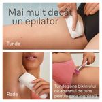 Ingrijire personala si Cosmetice - Aparate & accesorii ingrijire personala - Epilatoare si accesorii - Epilatoare - Epilator Braun Silk-épil 5 5-230 Wet & Dry, MicroGrip, Smart Light, 28 de pensete, 2 viteze, Trimmer Bikini, 5 accesorii - Infinity.ro