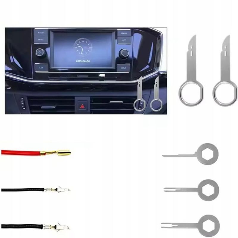 Auto si Moto - Reparatii si depanare - Scule auto - Scule si truse auto - Set 46 piese demontare interior auto, NewEvo, Cu Husa Depozitare, Robust si durabil, Depozitare usoara, Rezistent - Infinity.ro