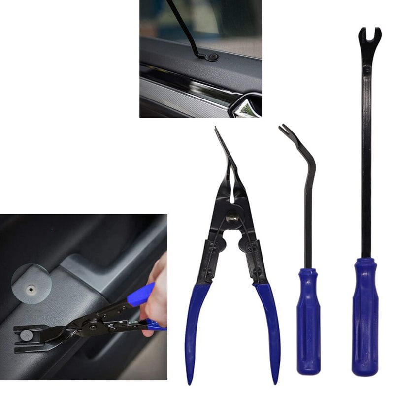 Auto si Moto - Reparatii si depanare - Scule auto - Scule si truse auto - Set 46 piese demontare interior auto, NewEvo, Cu Husa Depozitare, Robust si durabil, Depozitare usoara, Rezistent - Infinity.ro