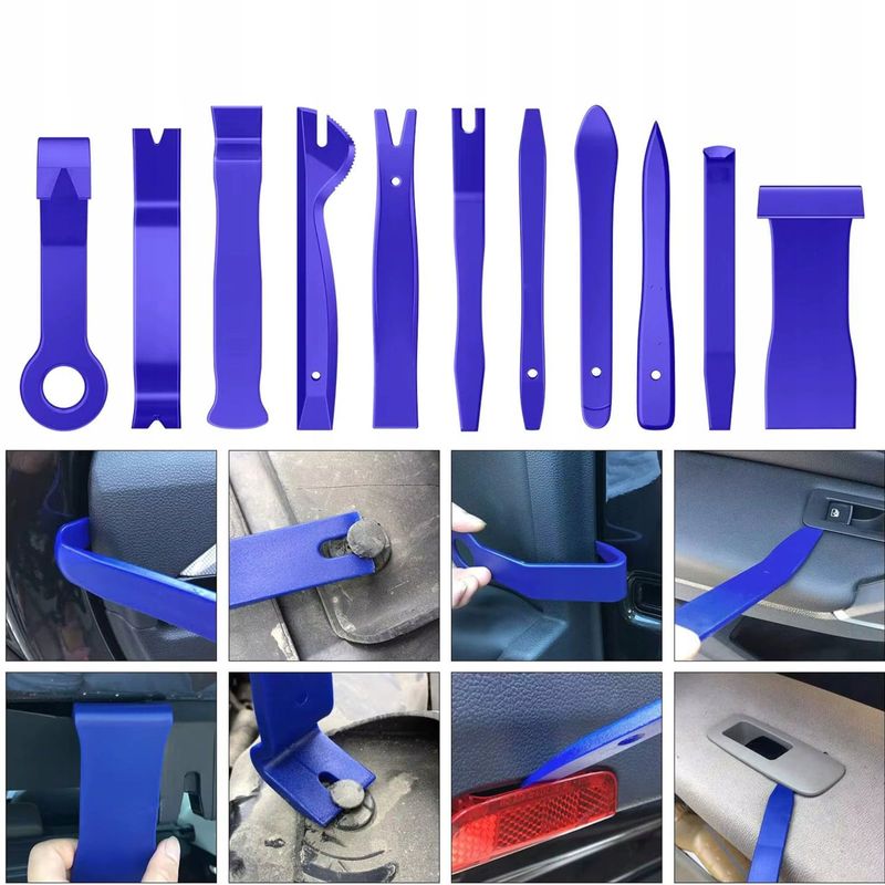 Auto si Moto - Reparatii si depanare - Scule auto - Scule si truse auto - Set 46 piese demontare interior auto, NewEvo, Cu Husa Depozitare, Robust si durabil, Depozitare usoara, Rezistent - Infinity.ro