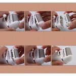 Ingrijire personala si Cosmetice - Manichiura si pedichiura - Truse manichiura si pedichiura - Set Pila electrica pentru talpi si calcaie, PROtone, Display digital, Acumulator 1200 mAh, Incarcare USB, Impermeabil - Infinity.ro