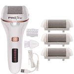 Ingrijire personala si Cosmetice - Manichiura si pedichiura - Truse manichiura si pedichiura - Set Pila electrica pentru talpi si calcaie, PROtone, Display digital, Acumulator 1200 mAh, Incarcare USB, Impermeabil - Infinity.ro