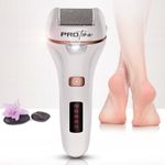 Ingrijire personala si Cosmetice - Manichiura si pedichiura - Truse manichiura si pedichiura - Set Pila electrica pentru talpi si calcaie, PROtone, Display digital, Acumulator 1200 mAh, Incarcare USB, Impermeabil - Infinity.ro