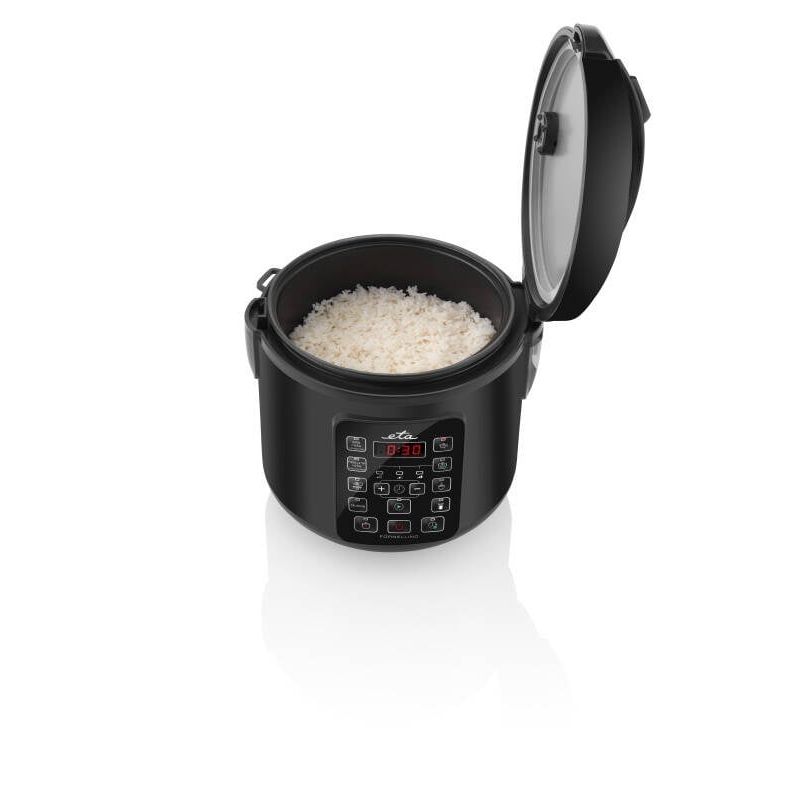 Electronice si Electrocasnice - Electrocasnice bucatarie - Aparate de gatit & desert - Multicooker - Aparat multifunctional pentru gatit orez ETA Fornellino 8131 90000, 500W, 1.5 litri, 9 programe automate, negru - Infinity.ro
