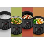 Electronice si Electrocasnice - Electrocasnice bucatarie - Aparate de gatit & desert - Multicooker - Aparat multifunctional pentru gatit orez ETA Fornellino 8131 90000, 500W, 1.5 litri, 9 programe automate, negru - Infinity.ro