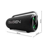 TV, Audio-Video si Foto - Portabile audio - Boxe portabile - Boxa portabila cu Bluetooth GoGEN HANDEE BPS 440, 60W, acumulator Li-Ion 7.4 V/4800 mAh, efecte LED, IPX5, TWS, negru - Infinity.ro
