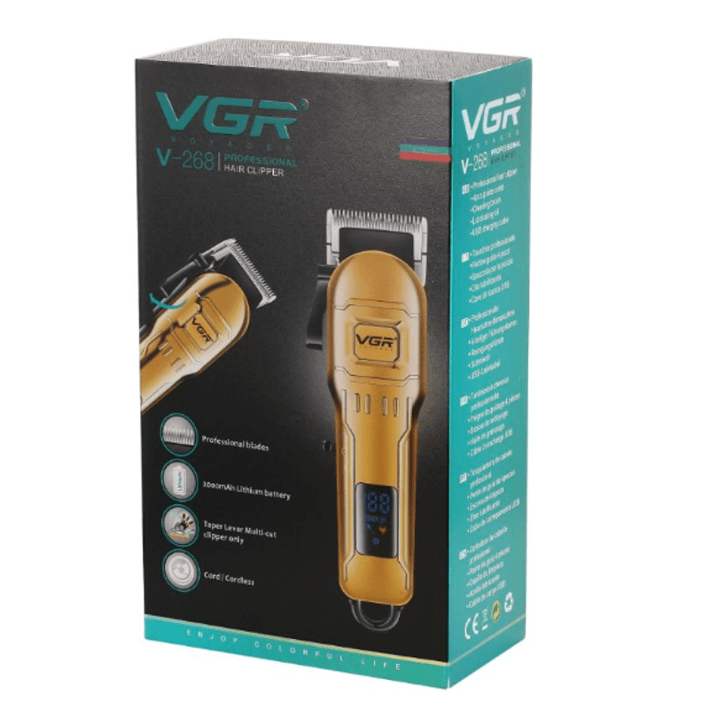 Ingrijire personala si Cosmetice - Aparate & accesorii ingrijire personala - Aparate de ras si tuns - Aparate de tuns - Aparat profesional de tuns VGR V 268 USB 10W MD - Infinity.ro