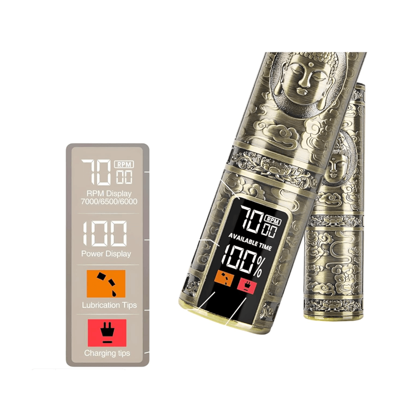 Ingrijire personala si Cosmetice - Aparate & accesorii ingrijire personala - Aparate de ras si tuns - Aparate de tuns - Aparat de tuns VINTAGE T9 cu afisaj si incarcare USB - Infinity.ro