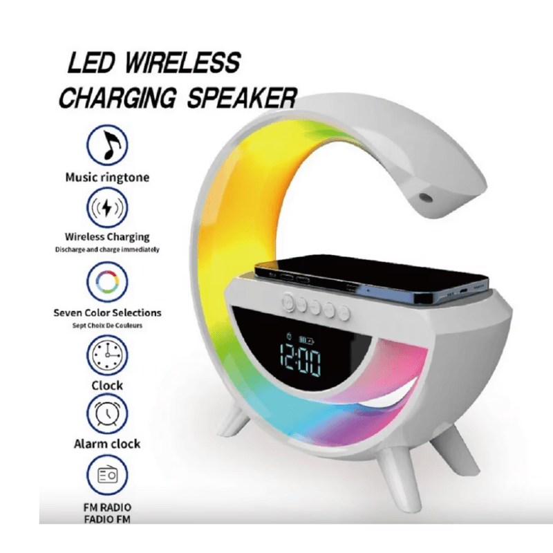 TV, Audio-Video si Foto - Portabile audio - Boxe portabile - Boxa Ceas Super LED ZQS 1222 Lumina veghe BT FM Bluetooth 12 W 1500 Mah - Infinity.ro