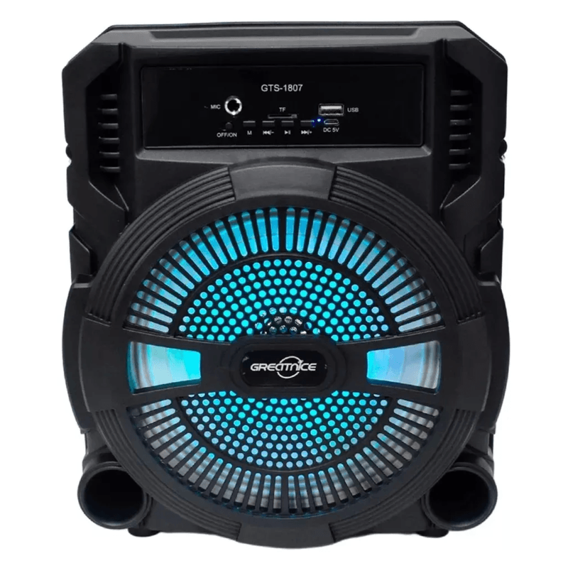 TV, Audio-Video si Foto - Portabile audio - Boxe portabile - Boxa GTS 1807 Bluetooth de 8 inch cu LED RGB - Infinity.ro