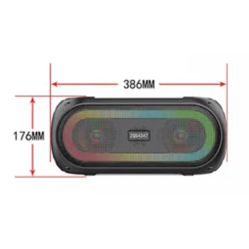 TV, Audio-Video si Foto - Portabile audio - Boxe portabile - Boxa portabila bluetooth ZQS 4247 karaoke cu 2 microfoane - Infinity.ro