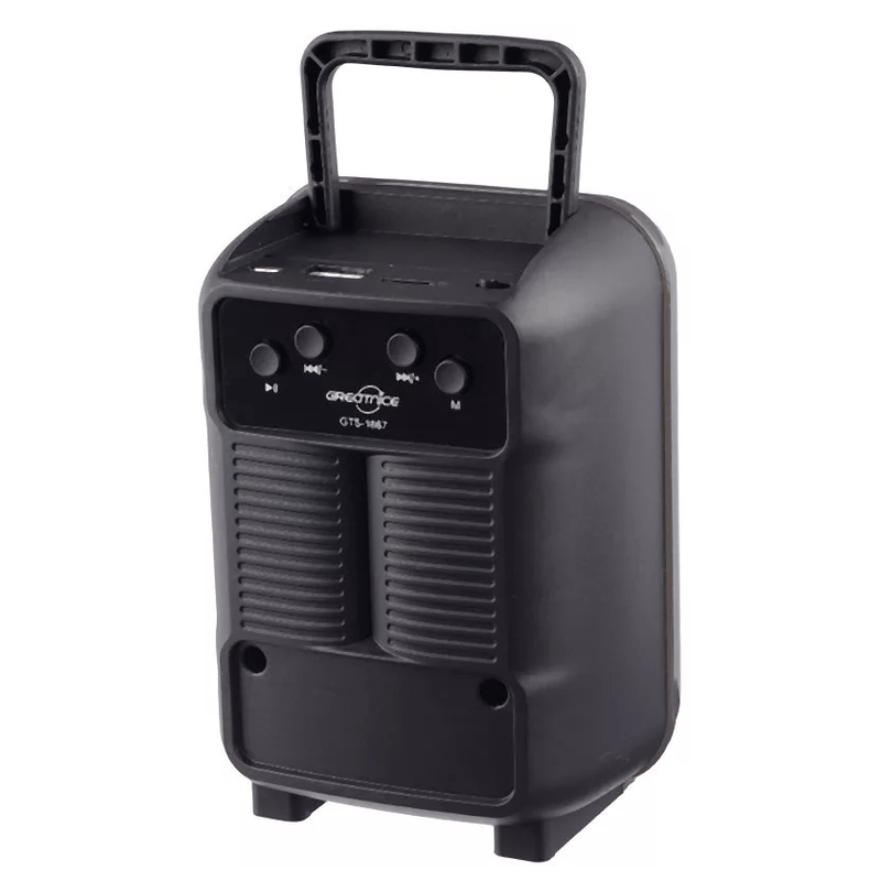 TV, Audio-Video si Foto - Portabile audio - Boxe portabile - Boxa portabila GTS 1867 Bluetooth USB TF Radio FM lumini LED RGB 10W - Infinity.ro