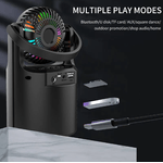 TV, Audio-Video si Foto - Portabile audio - Boxe portabile - Boxa portabila cu bluetooth ZQS1440 si mini ventilator - Infinity.ro