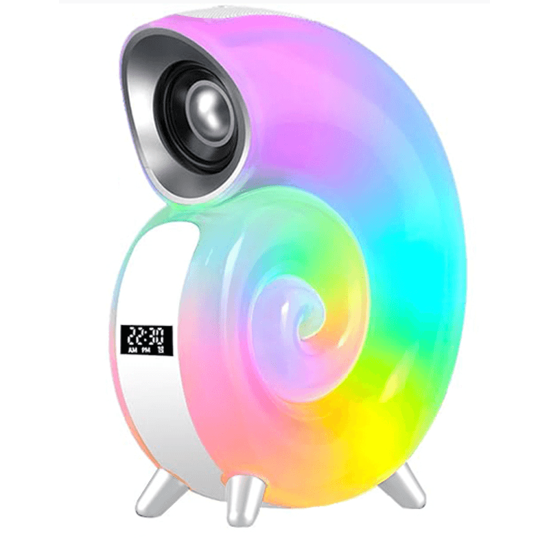 TV, Audio-Video si Foto - Portabile audio - Boxe portabile - Boxa portabila cu lumini in forma de MELC ceas bluetooth KP 556 - Infinity.ro