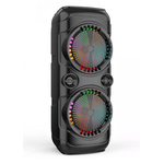 TV, Audio-Video si Foto - Portabile audio - Boxe portabile - Boxa portabila ZQS8229W cu microfon putere 40W baterie 4500mAh LED 2x8inch - Infinity.ro