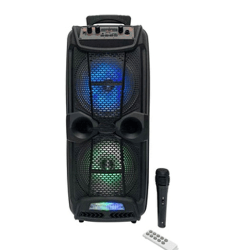 TV, Audio-Video si Foto - Portabile audio - Boxe portabile - Boxa wireless KTS 1743 cu microfon telecomanda 8 x 2 inch - Infinity.ro