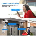 Casa si Gradina - Electrice - Smart Home - Camere de supraveghere - Camera inteligenta de Supraveghere cu Unghi Wide HD 4MP Rotunda Alba - Infinity.ro