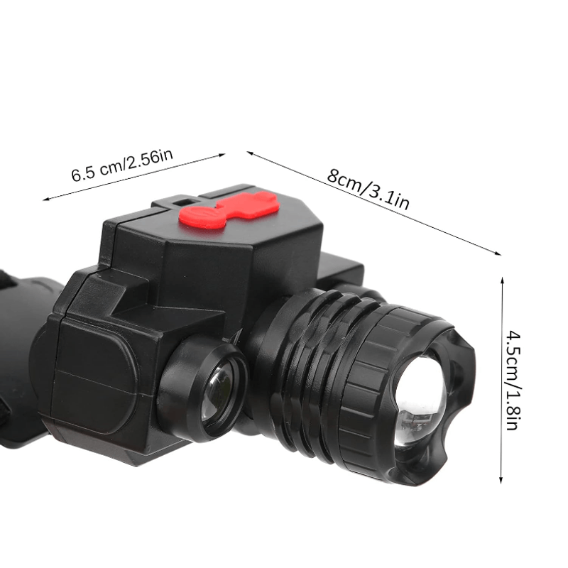 Casa si Gradina - Corpuri si surse de iluminat - Iluminat exterior - Lanterne - Lanterna de cap KX 1805 cu 3 faze iluminare 180 lm incarcare USB - Infinity.ro