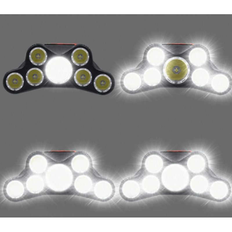 Casa si Gradina - Corpuri si surse de iluminat - Iluminat exterior - Lanterne - Lanterna de cap T26 cu 7 LED si 4 moduri iluminare USB - Infinity.ro