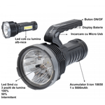 Casa si Gradina - Corpuri si surse de iluminat - Iluminat exterior - Lanterne - Lanterna de mana SL 02 cu LED T6 si COB 1000 lumeni - Infinity.ro