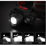 Casa si Gradina - Corpuri si surse de iluminat - Iluminat exterior - Lanterne - Lanterna de cap KX 1805 cu 3 faze iluminare 180 lm incarcare USB - Infinity.ro