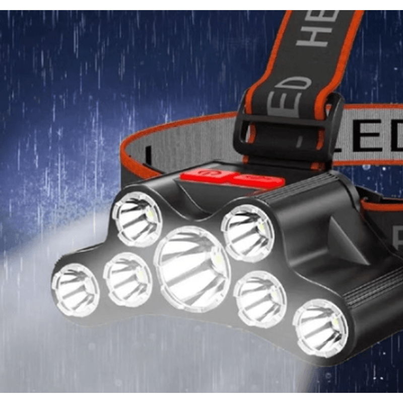 Casa si Gradina - Corpuri si surse de iluminat - Iluminat exterior - Lanterne - Lanterna de cap T26 cu 7 LED si 4 moduri iluminare USB - Infinity.ro