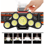 Casa si Gradina - Corpuri si surse de iluminat - Iluminat exterior - Lanterne - Lanterna de cap T26 cu 7 LED si 4 moduri iluminare USB - Infinity.ro