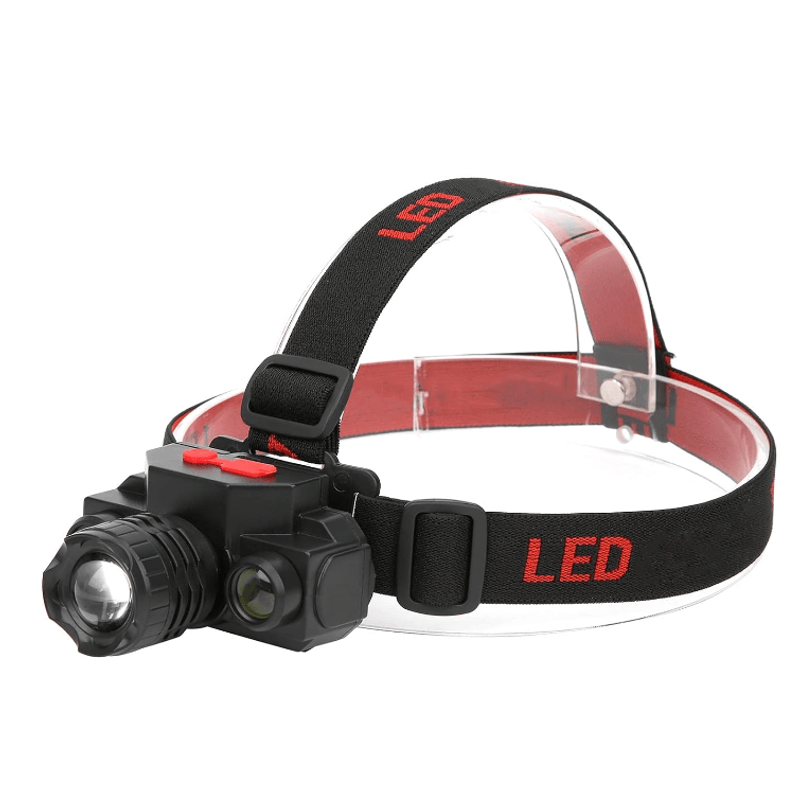 Casa si Gradina - Corpuri si surse de iluminat - Iluminat exterior - Lanterne - Lanterna de cap KX 1805 cu 3 faze iluminare 180 lm incarcare USB - Infinity.ro