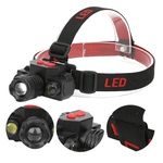 Casa si Gradina - Corpuri si surse de iluminat - Iluminat exterior - Lanterne - Lanterna de cap KX 1805 cu 3 faze iluminare 180 lm incarcare USB - Infinity.ro