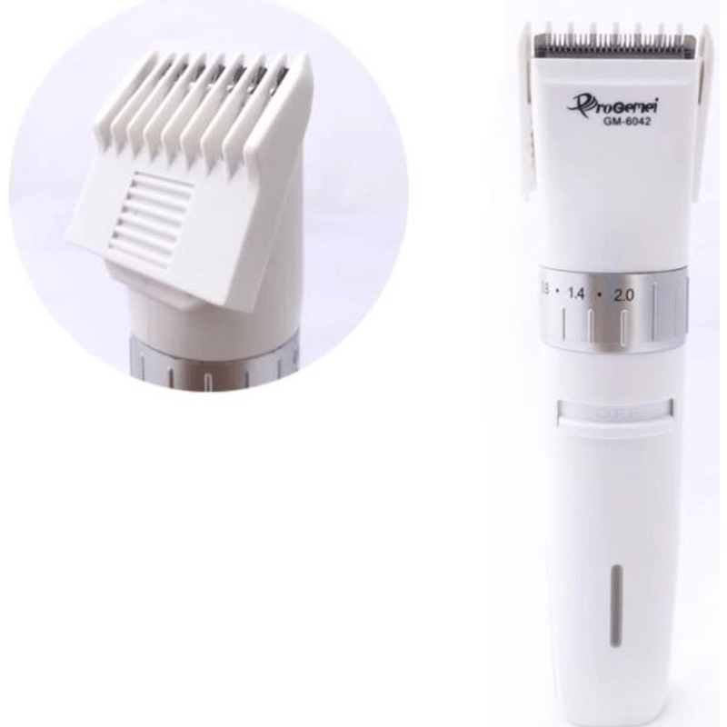 Ingrijire personala si Cosmetice - Aparate & accesorii ingrijire personala - Aparate de ras si tuns - Aparate de tuns - Masina de tuns si ras cu acumulator GM-6042 - Infinity.ro