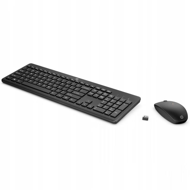 PC, gaming si accesorii - Periferice PC - Tastaturi - Set Mouse Si Tastatura Wireless HP 235 1Y4D0Ut, Membrana, RF Wireless, Negru - Infinity.ro