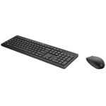 PC, gaming si accesorii - Periferice PC - Tastaturi - Set Mouse Si Tastatura Wireless HP 235 1Y4D0Ut, Membrana, RF Wireless, Negru - Infinity.ro