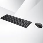 PC, gaming si accesorii - Periferice PC - Tastaturi - Set Mouse Si Tastatura Wireless HP 235 1Y4D0Ut, Membrana, RF Wireless, Negru - Infinity.ro