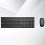 PC, gaming si accesorii - Periferice PC - Tastaturi - Set Mouse Si Tastatura Wireless HP 235 1Y4D0Ut, Membrana, RF Wireless, Negru - Infinity.ro