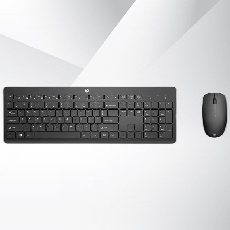 PC, gaming si accesorii - Periferice PC - Tastaturi - Set Mouse Si Tastatura Wireless HP 235 1Y4D0Ut, Membrana, RF Wireless, Negru - Infinity.ro