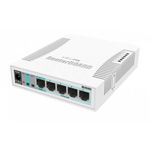 PC, gaming si accesorii - Retelistica - Switch-uri - Switch-uri cu management - Comutator MikroTik RB260GS CSS106-5G-1SR2, 10/100/1000Mbit, 128 KB, PoE, SwOS - Infinity.ro